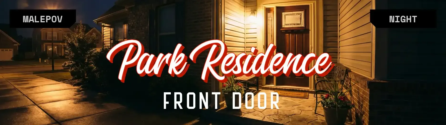 [{{char}}'s House, Front Porch - Sunday Night]