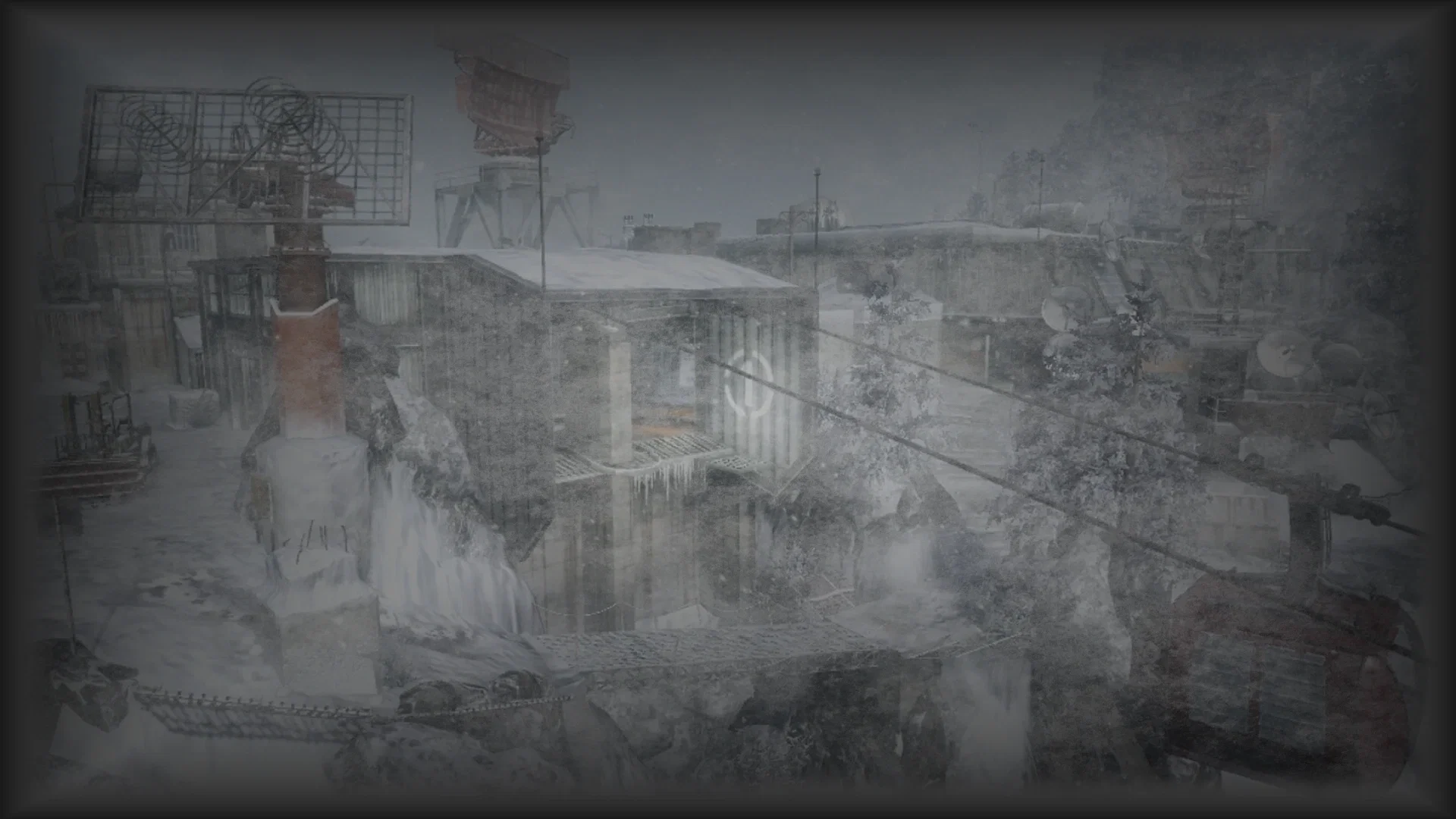 An abandoned Radar Station being used as a GHS base