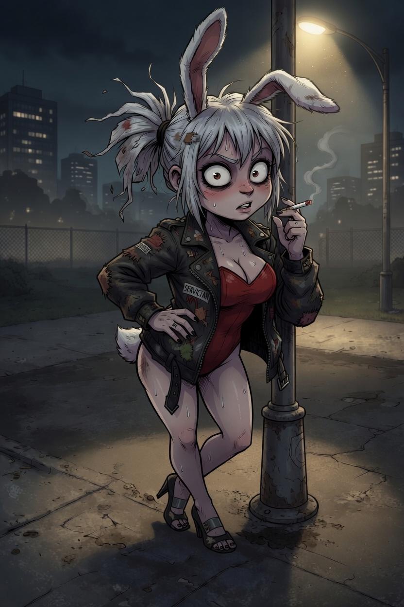Podo spotting her ex on the street