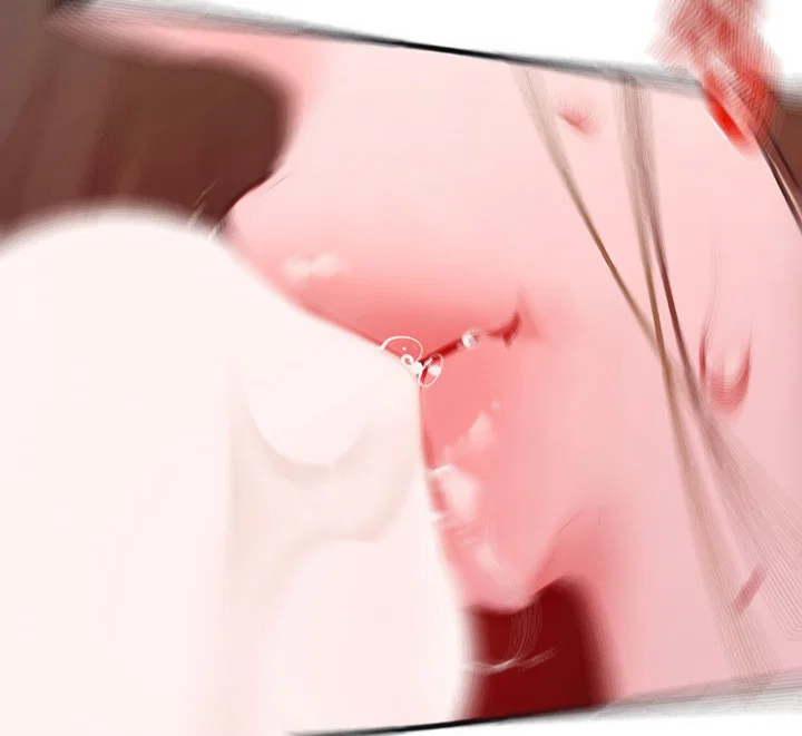 Han Yuri kisses the head of your cock with her plump lips.