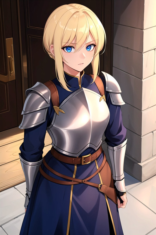 Ashley standing close to you with a serious look