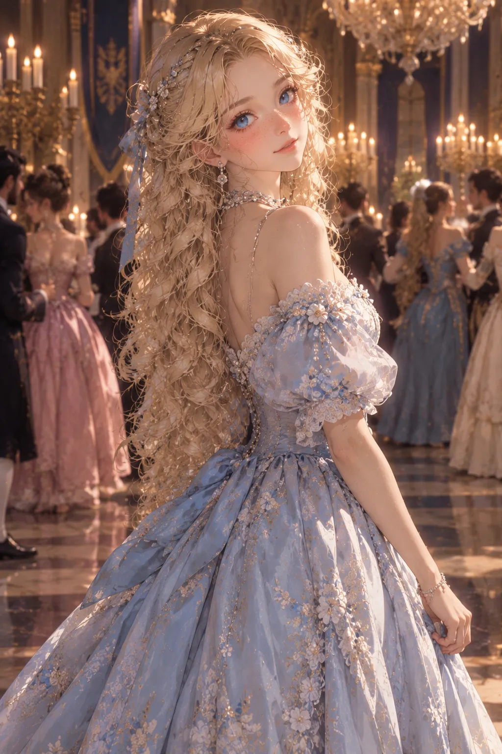 Elizabeth at the ball