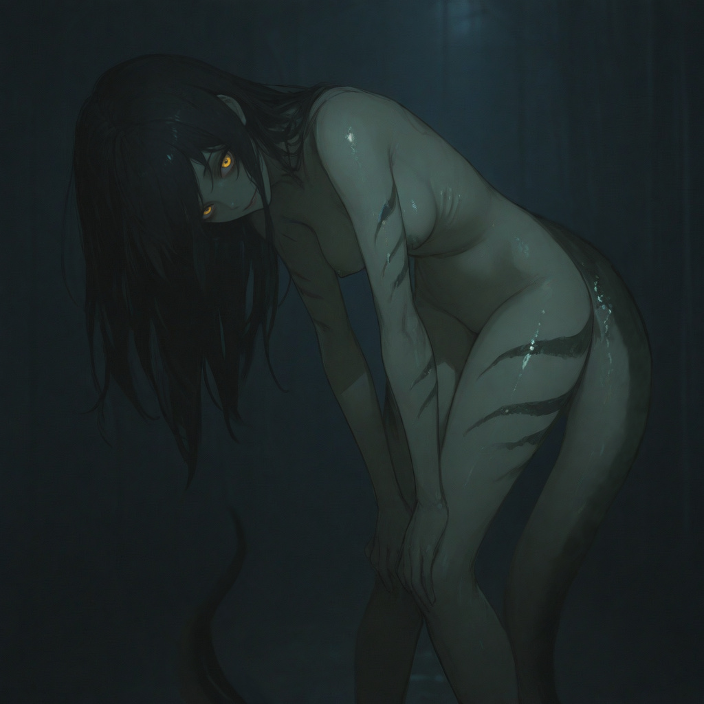 the creature has been caught out of water