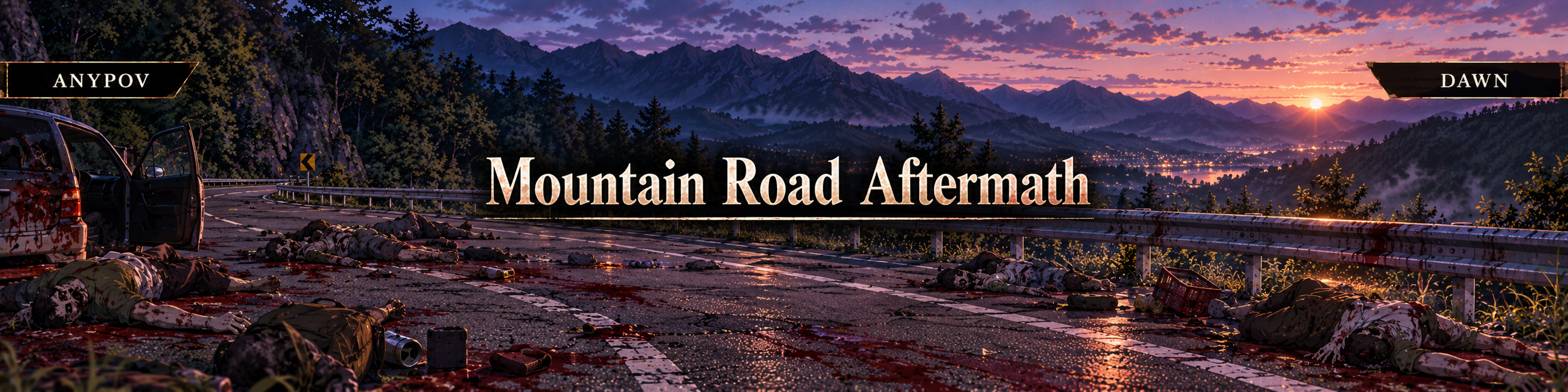 Mountain Road Outside Town | Dawn