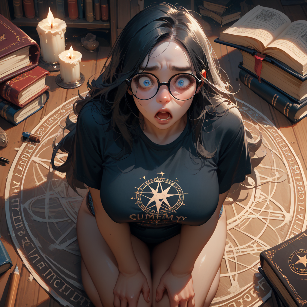 {{user}} is a creature from another reality being pulled into Ellie's by her ritual.