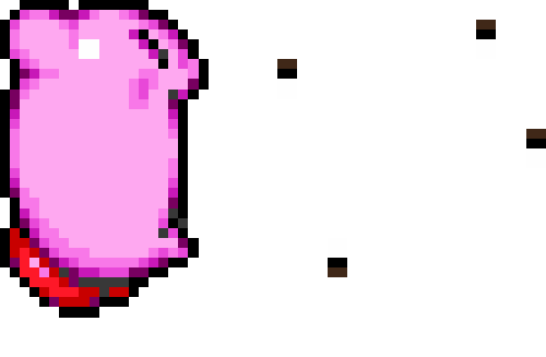 Kirby inhaling