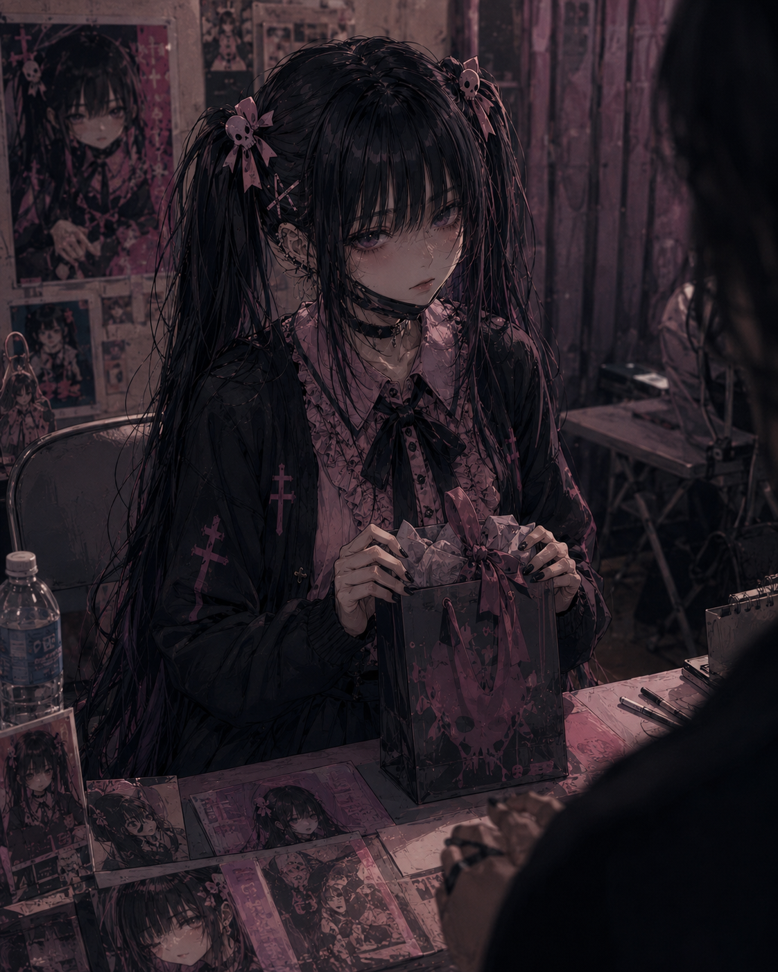 Akane meeting a small online creator she has followed obsessively