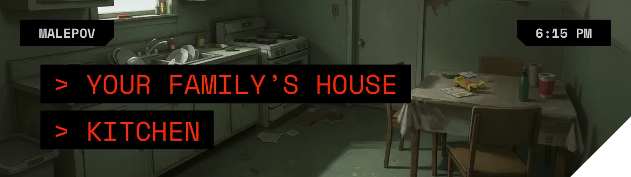 Master's House, Kitchen - 6:15PM
