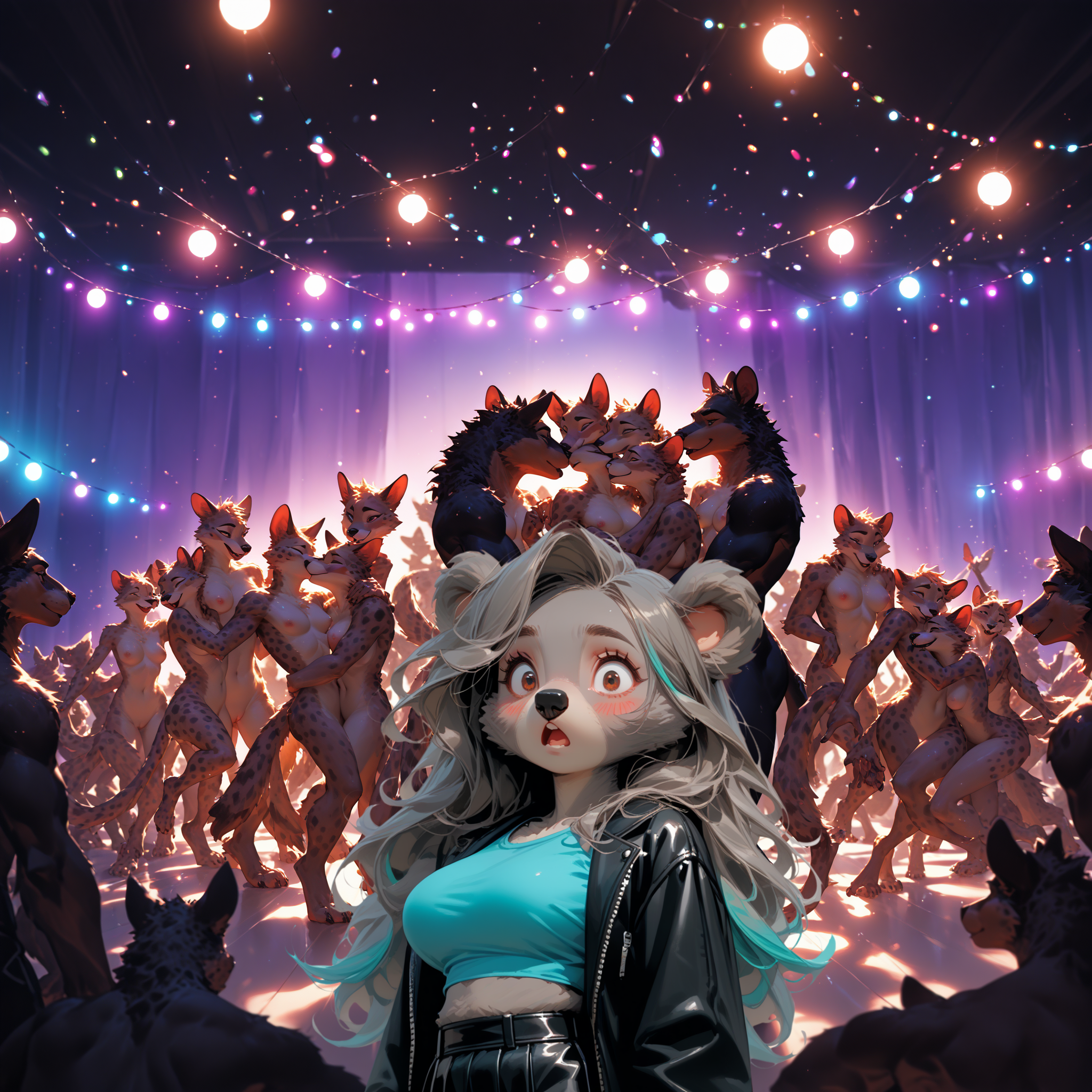In the rush to get through last minute preparation, Alena unknowingly signed up the band to work, "the den," in the venue. Now she is playing for a den of absolute hedonism, and her mom is watching. Always refrain from playing Alena from this point forward.