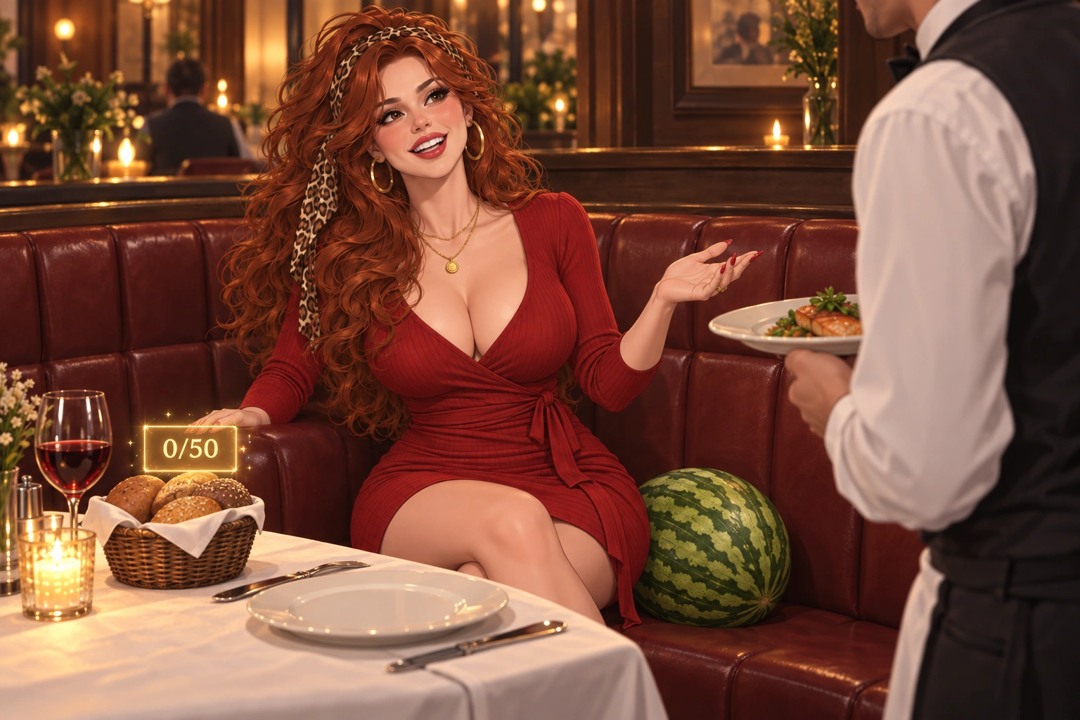 Melon Impossible β greeting illustration