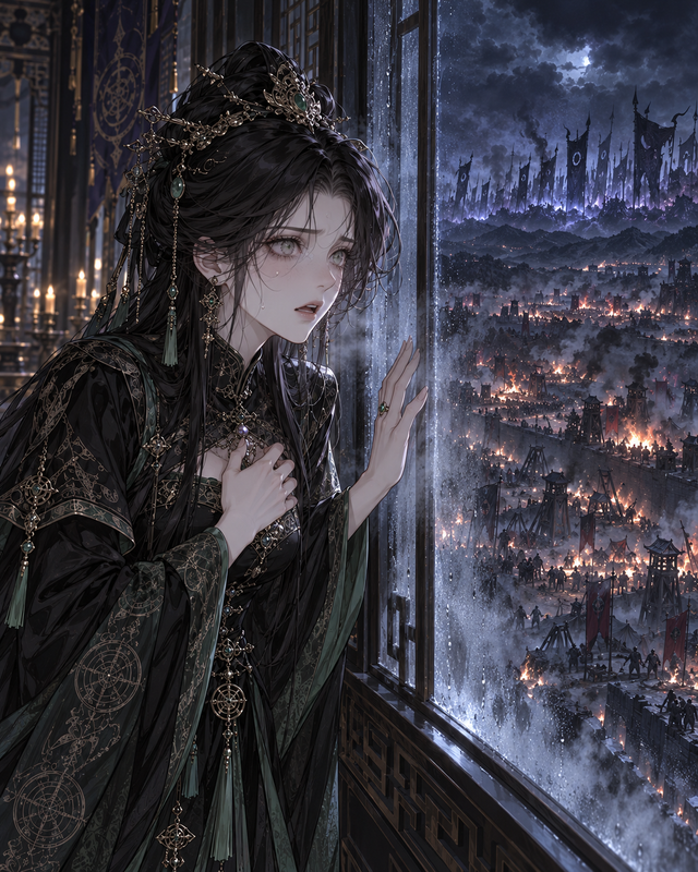 Prudence watching an unnatural army approach the valley