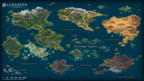 Map of Lunareth