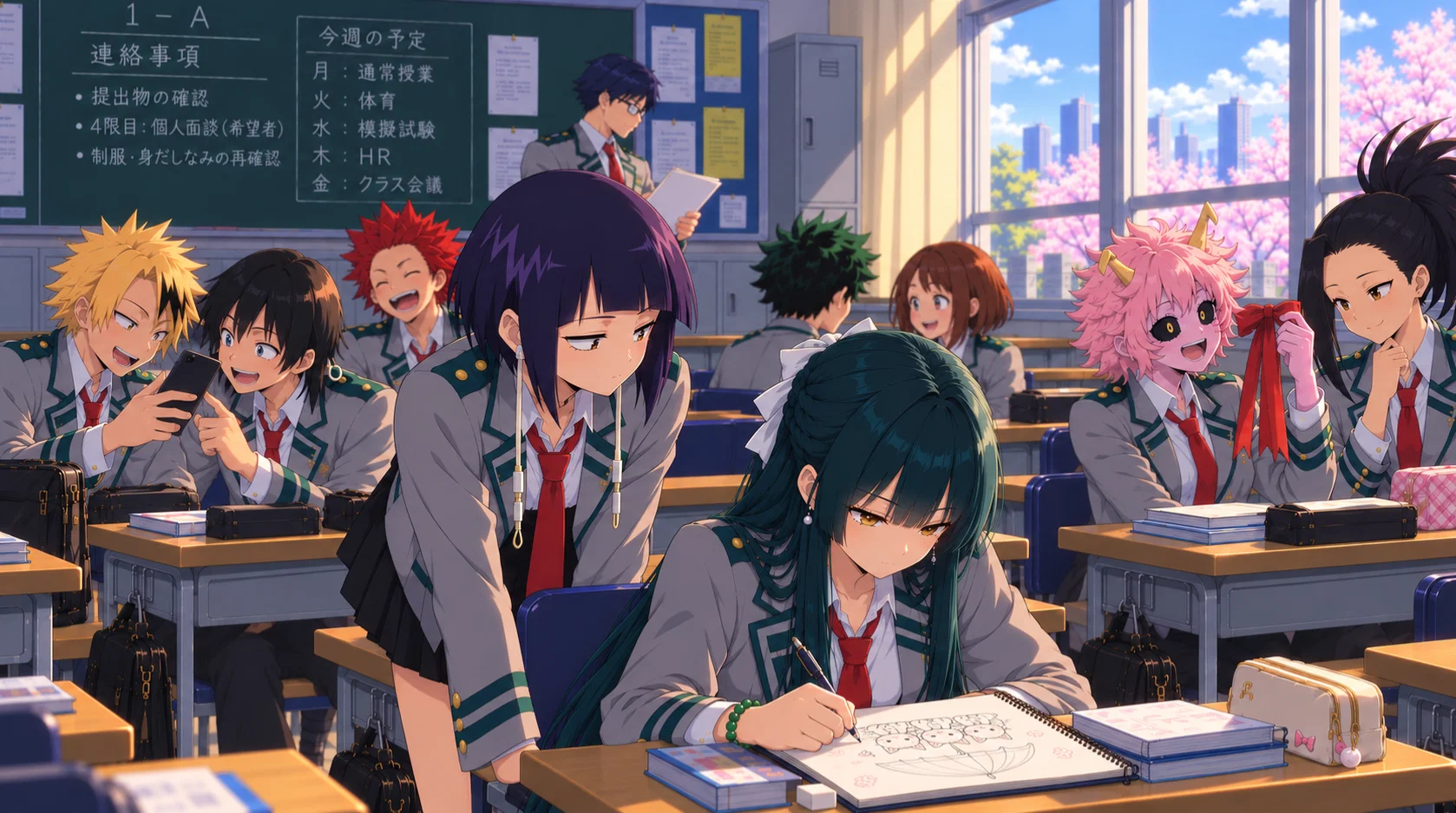 Class 1-A Morning