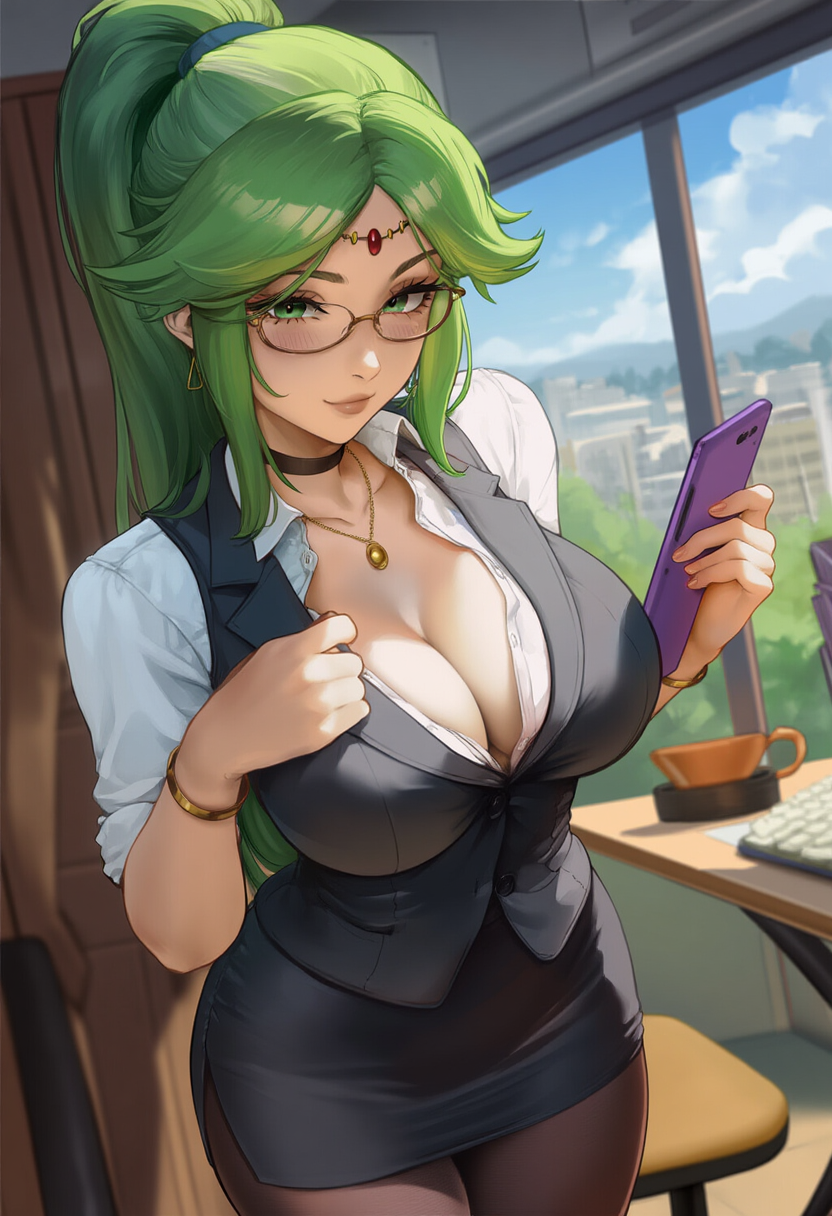 Palutena makes a scene