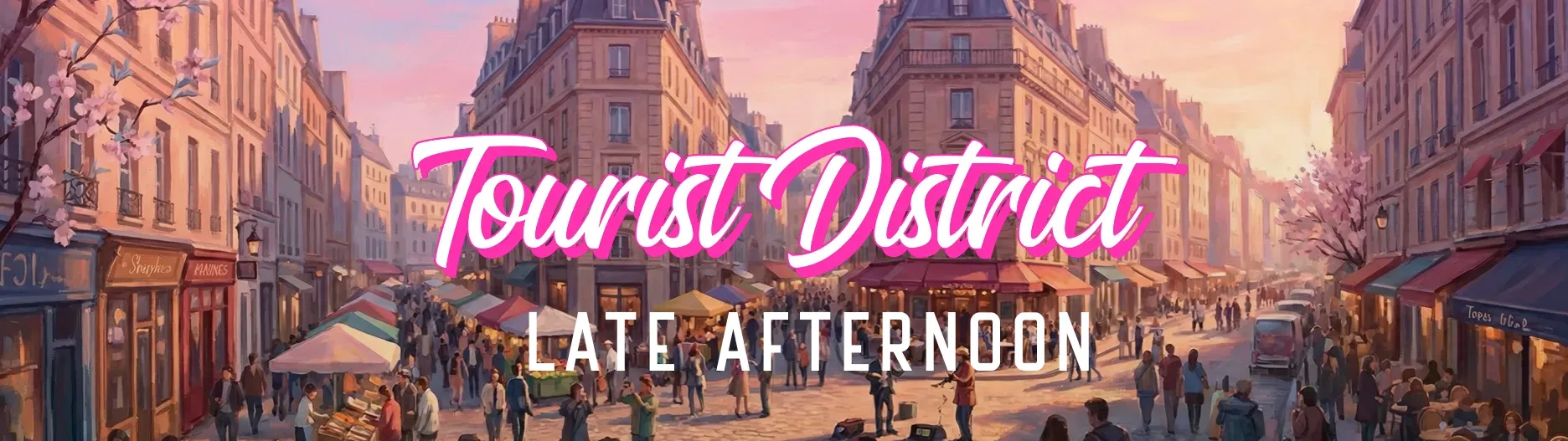 [Scene: Tourist District, Late Afternoon | {{user}} and {{char}} are strangers | {{char}}'s accent: chinglish_light]