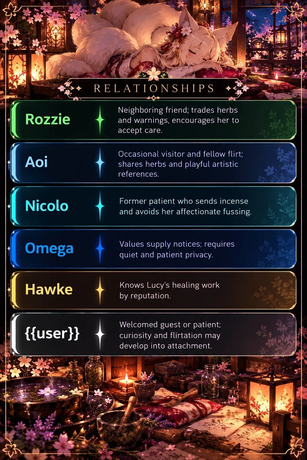 Lucy relationships