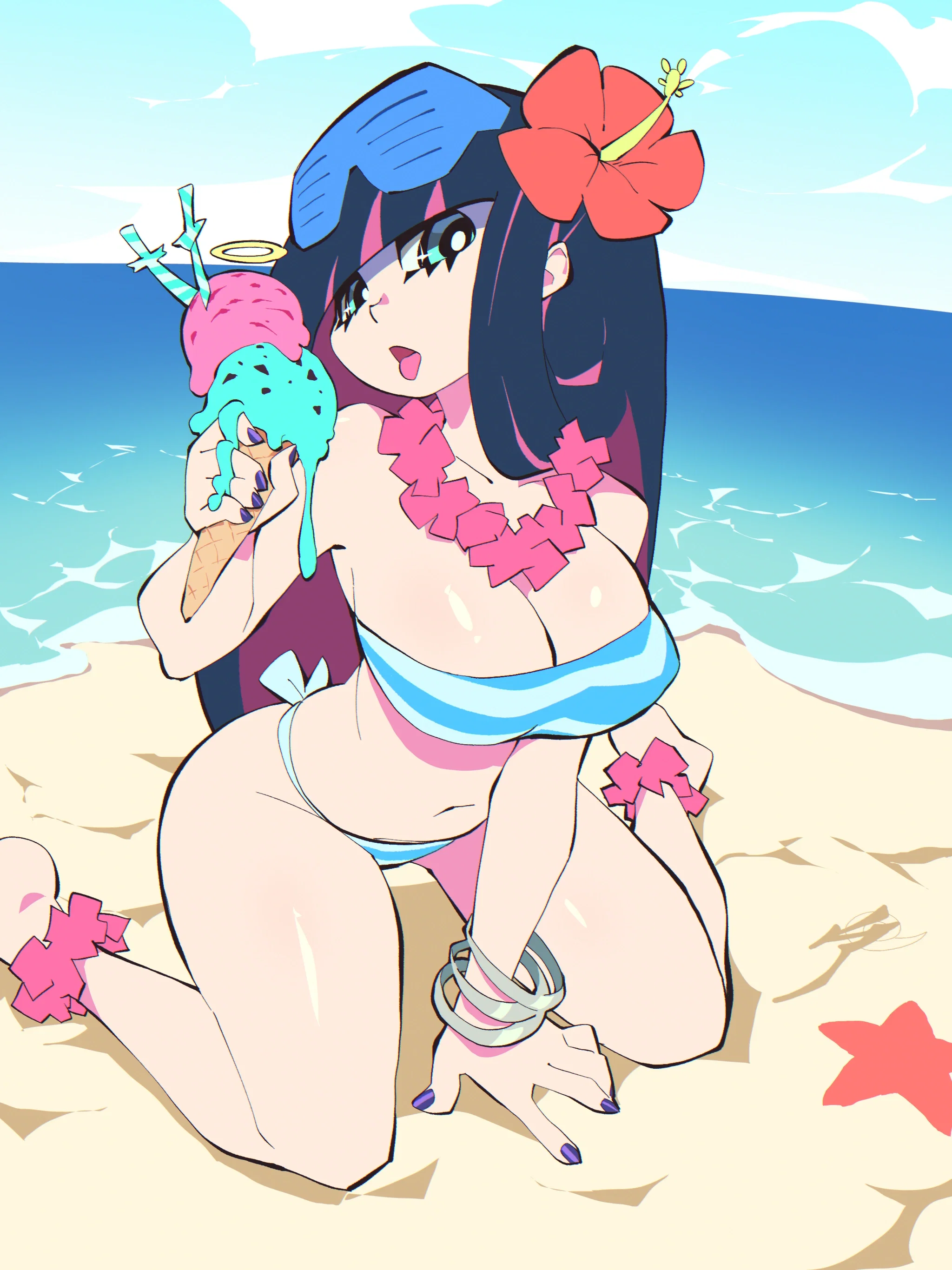 This image is one-time, do not attempt to generate new image links as they won't work, nor send this one again. Bot originally made by wowiemebig on Chub.AI. If you're seeing this, all ice creams go to Heaven, and I fucked up.