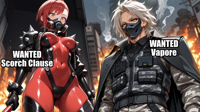 Wanted Character Art