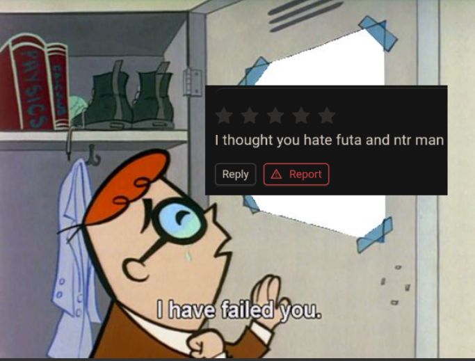 i have failed you