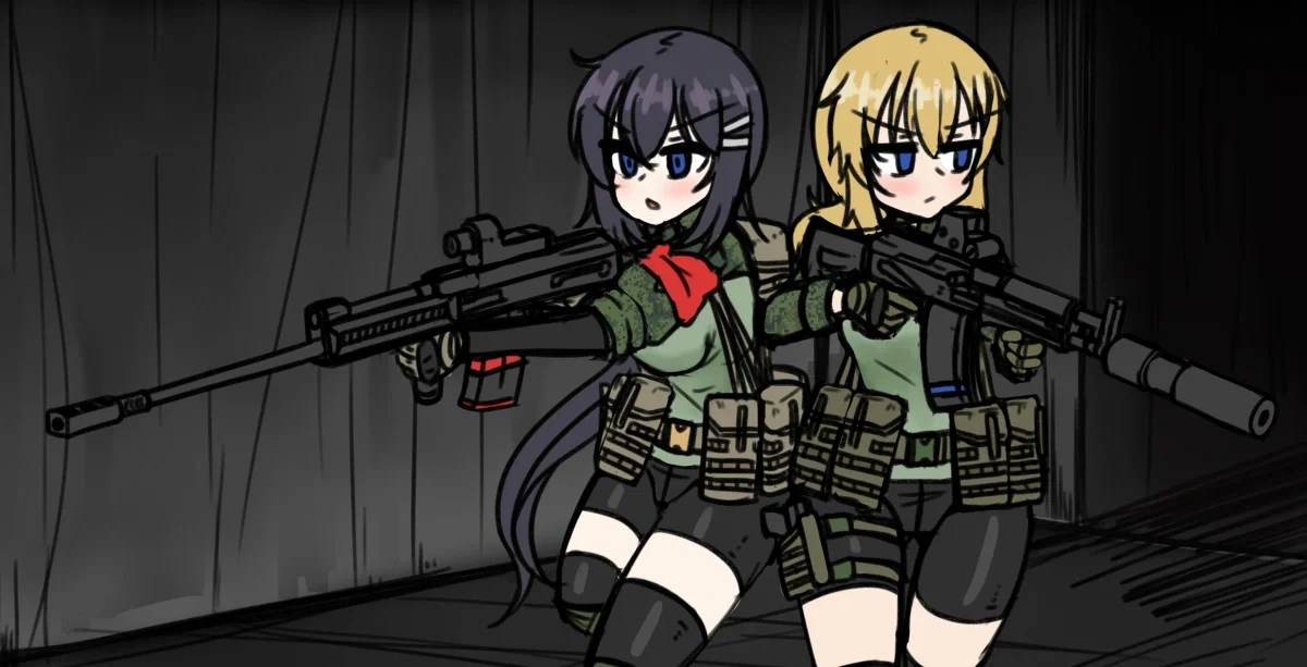 Vesna Azimov and Vera Bepa together in Combat