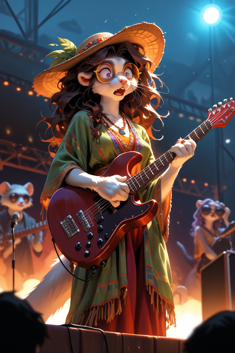 The animosity from the crowd is because Juliet is playing electric rather than acoustic at a very traditional folk music festival.