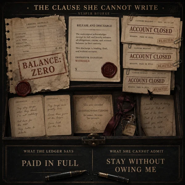 Vesper Rourke — The Clause She Cannot Write