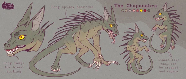 chupacabra design by tokowl