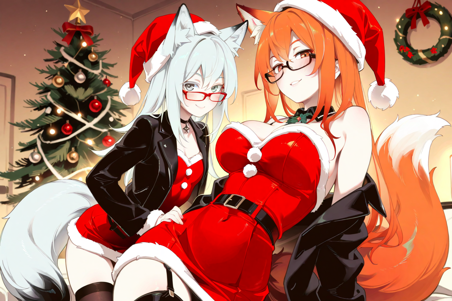The Foxgirl Akane and The Foxgirl Tomoe 