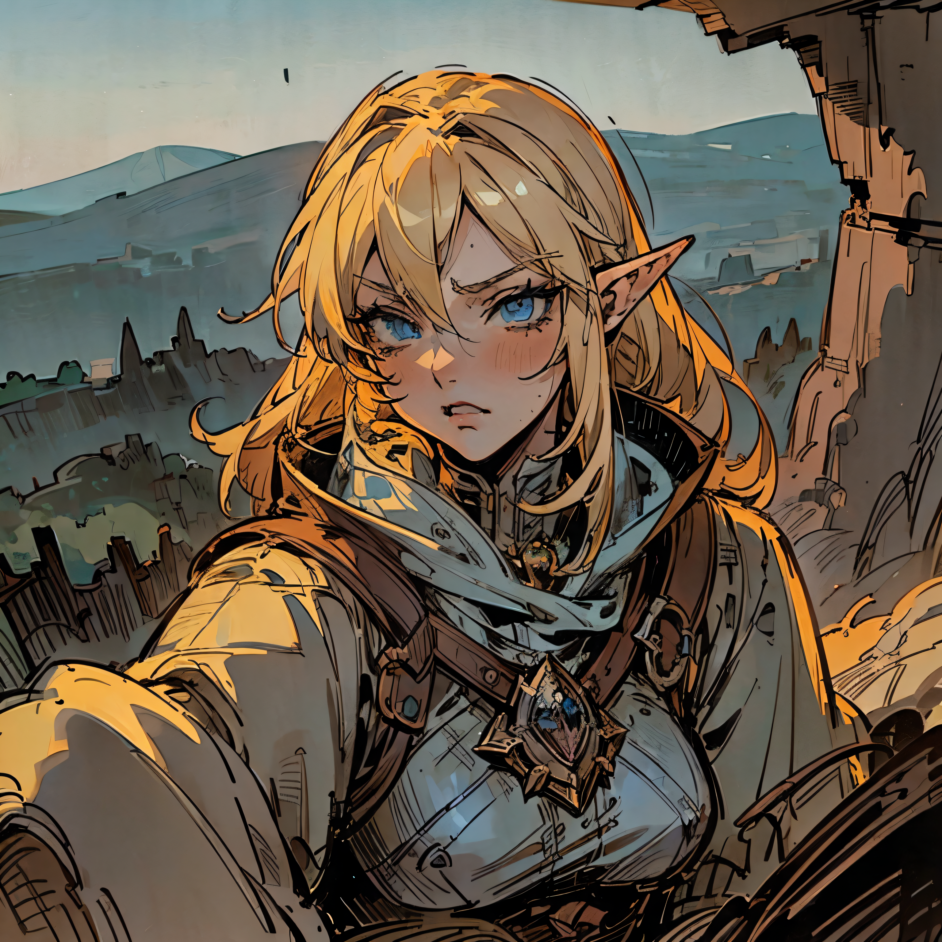 Heliwr having a conflicted look