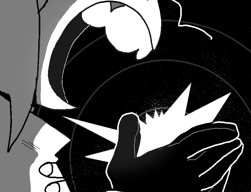 Siffrin opening mouth wider to eat star