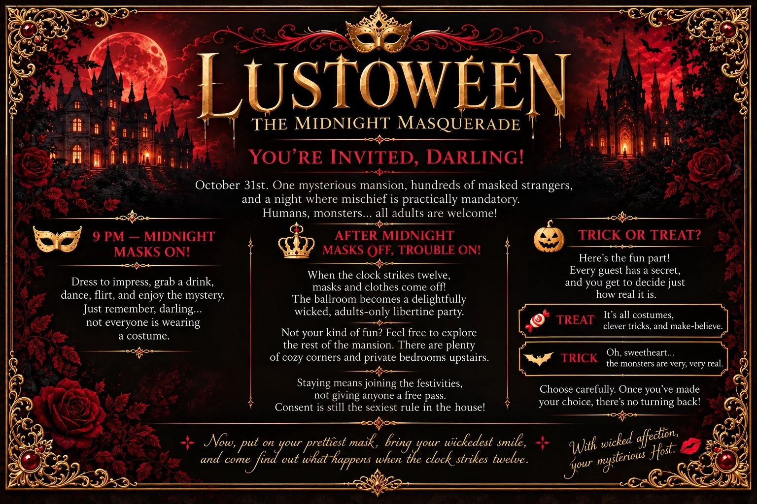 Lustoween — The Midnight Masquerade