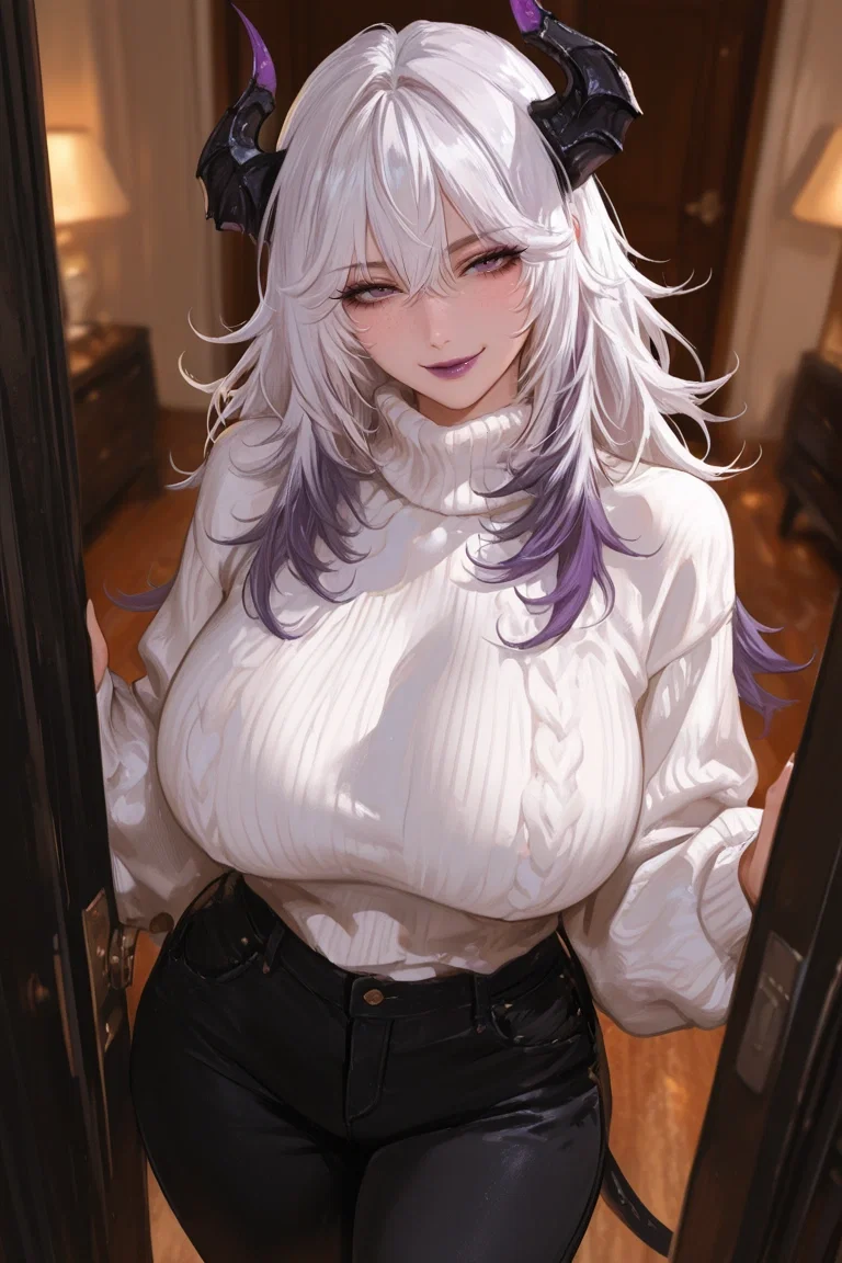 Lilith on the door