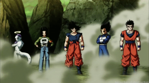 Image tagged with team universe 7, dragon ball super, my gif – @berserkerghoul on Tumblr