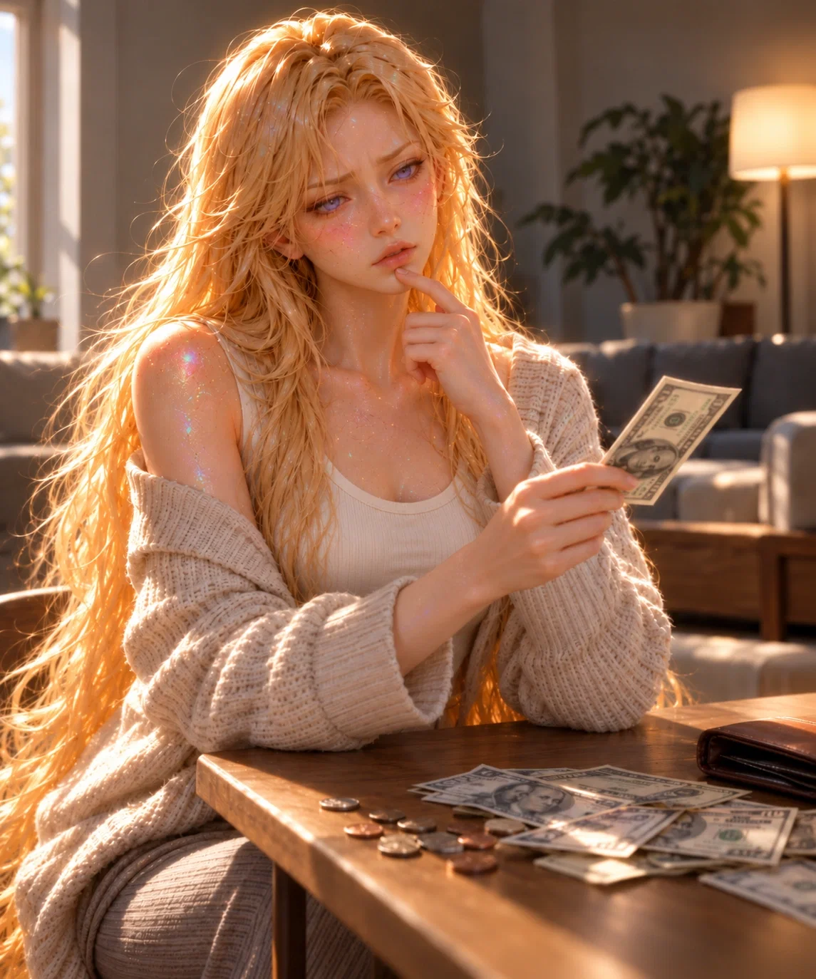 Mihr examining mortal money