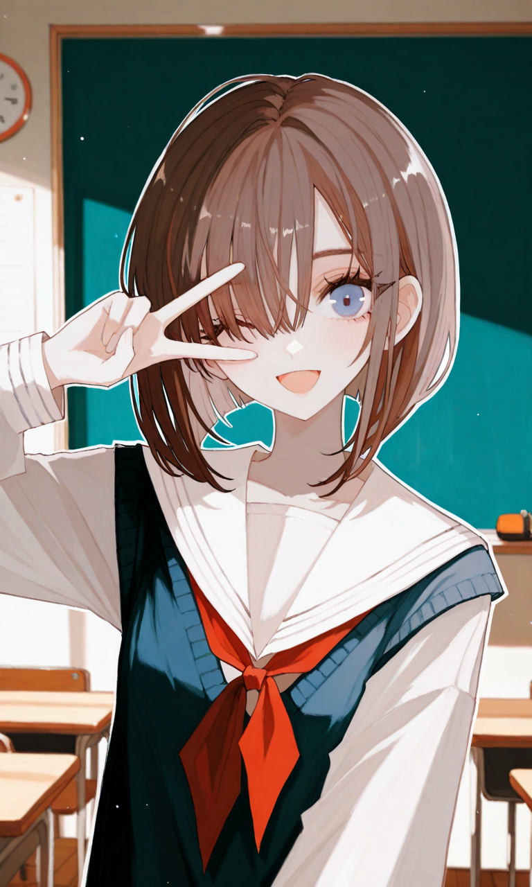 Catherine winking
