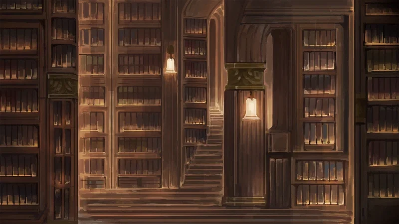 The Library's Entrance