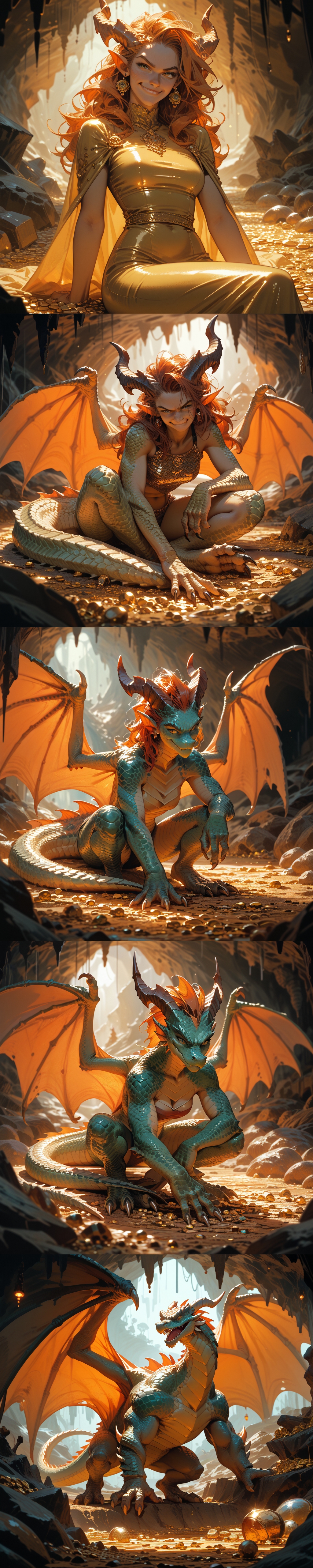The dragon is playing a dragon game against the mentioned girl in black, who is also a disguised dragon. The game is called Xorvintaal, a game played exclusively by dragons, and revolves around having intermediaries steal bits of each other's horde.