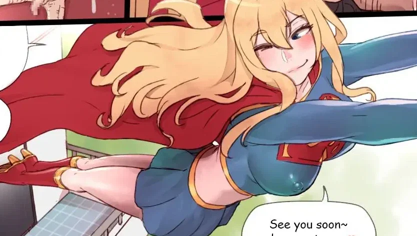Supergirl in her dominant pose
