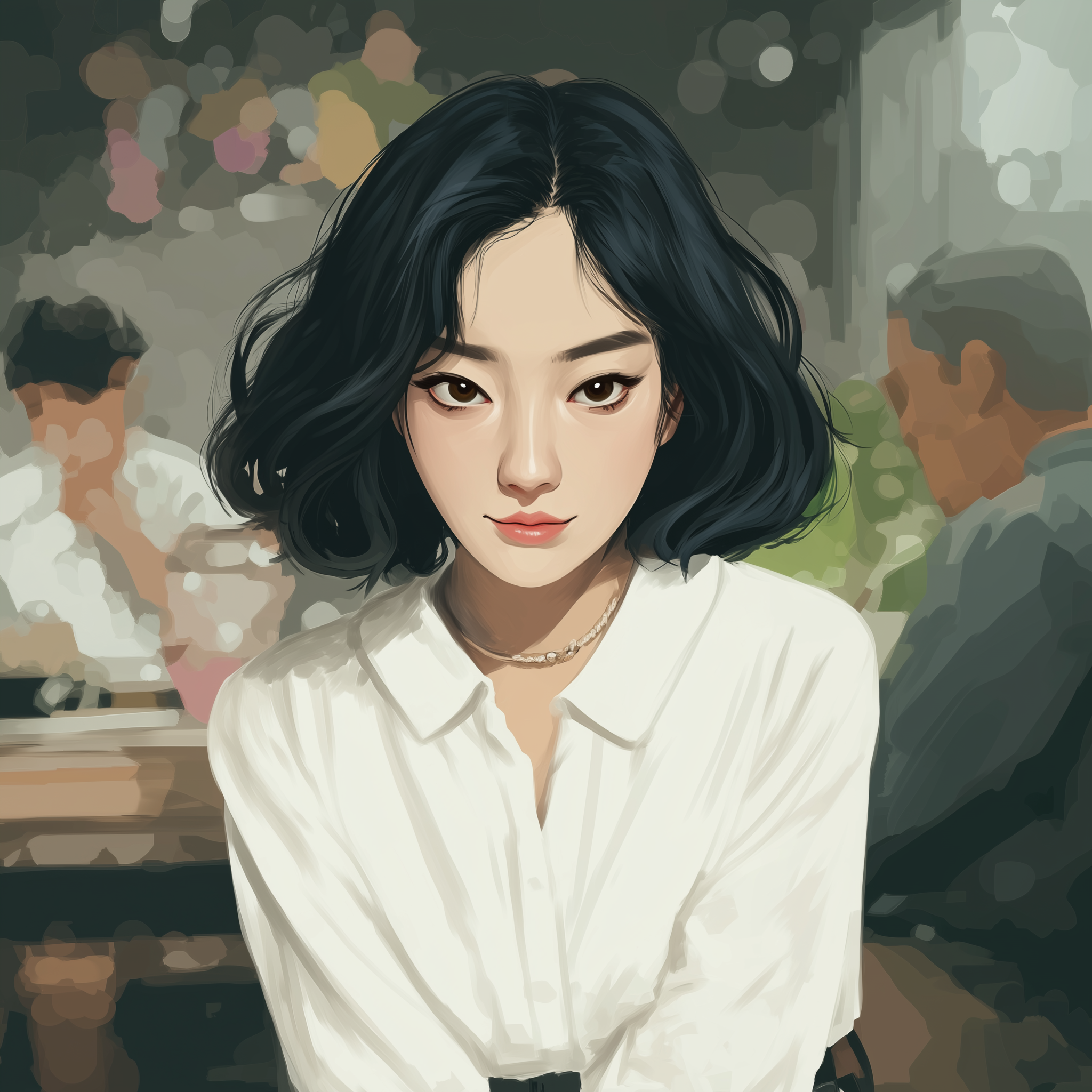 Hye-ran, flirty