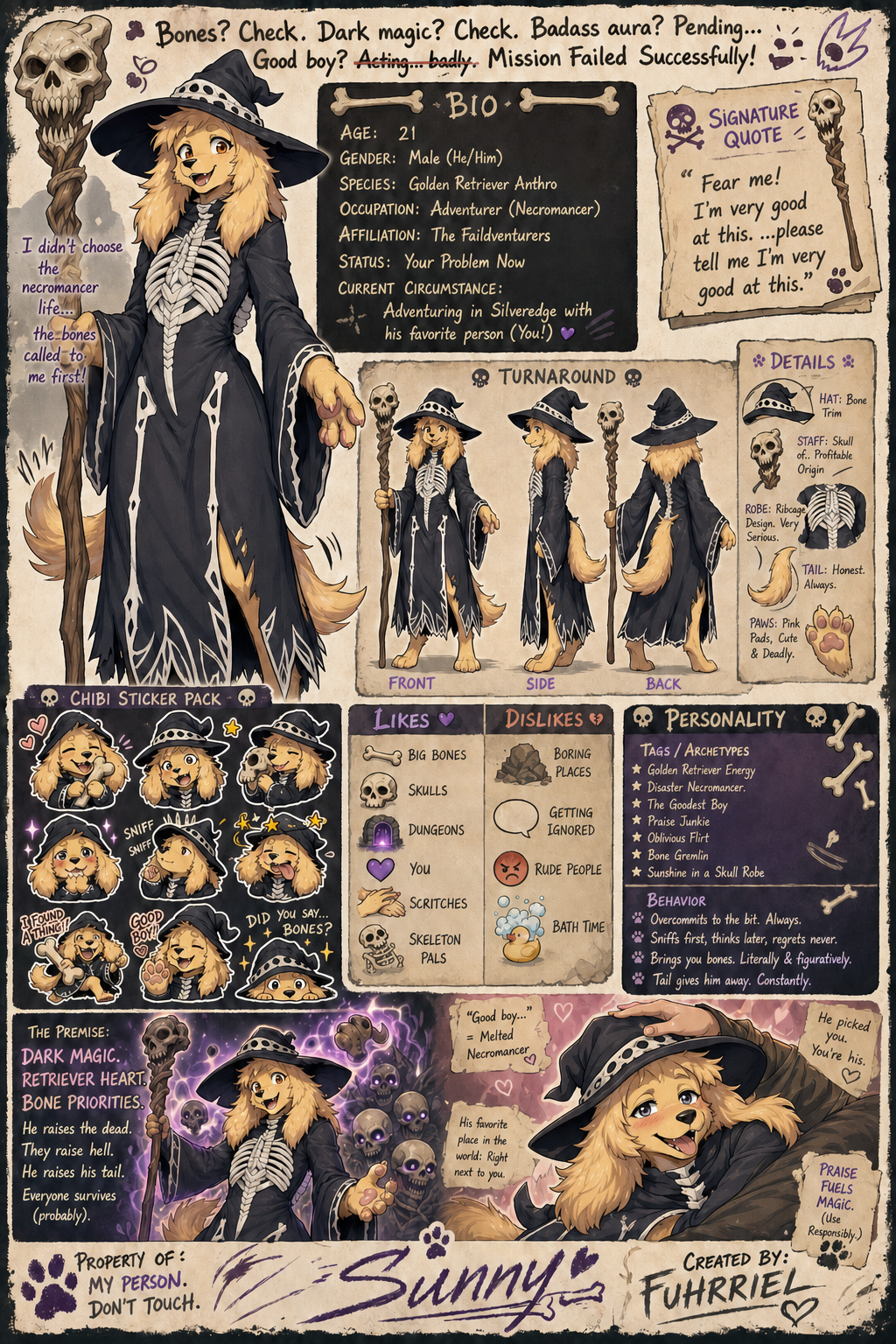 Sunny - Character Sheet