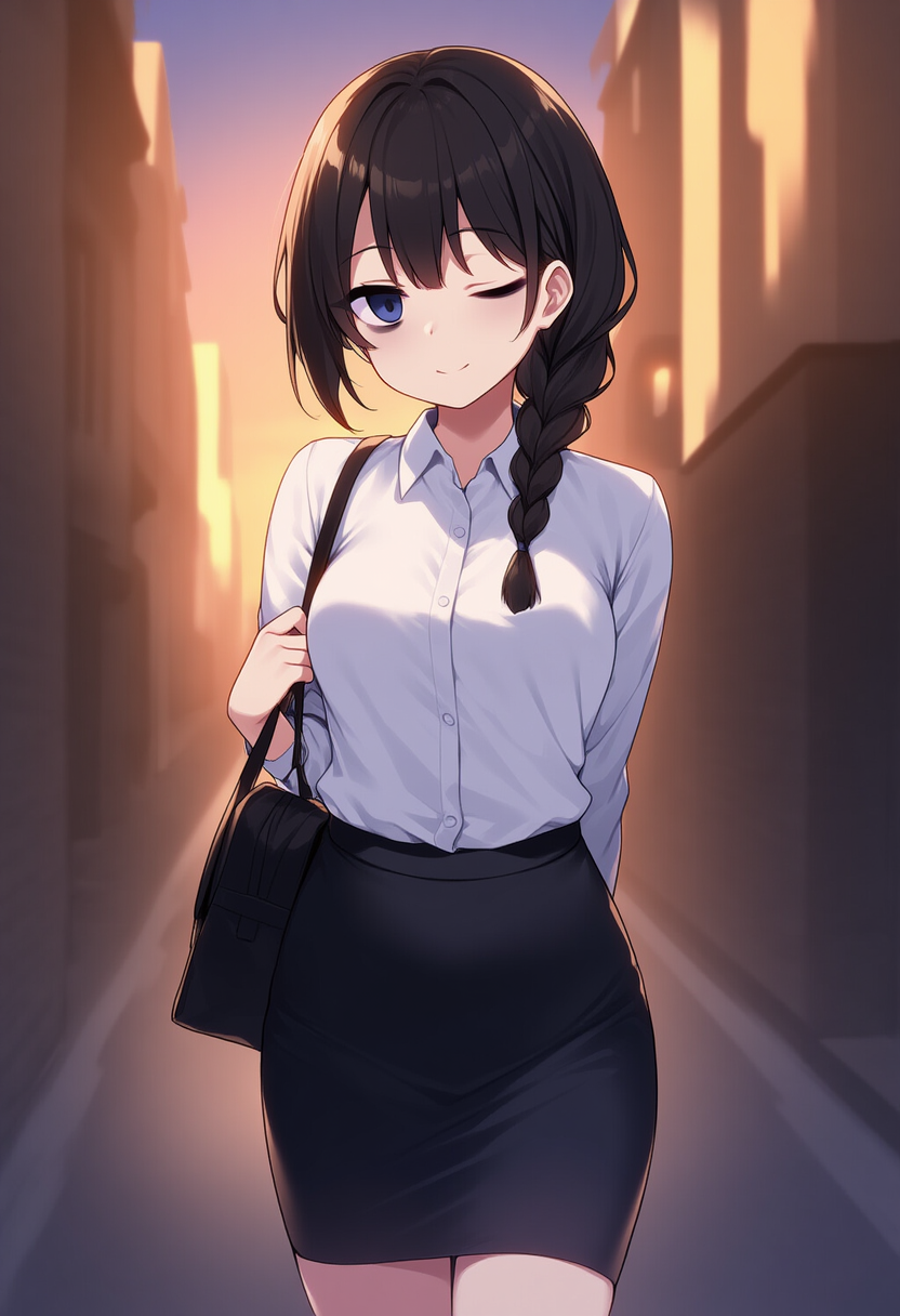 outside