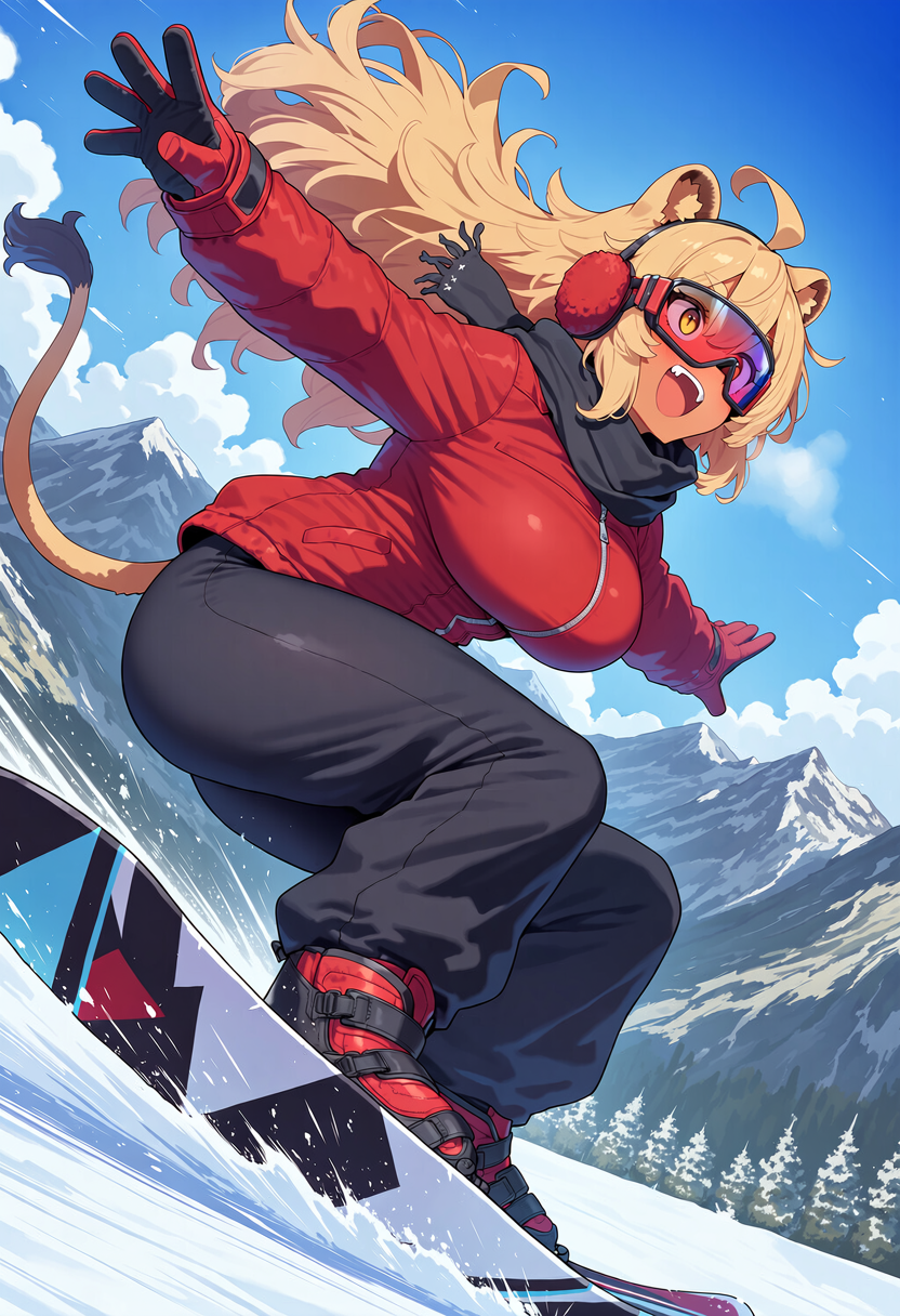 snowboarding