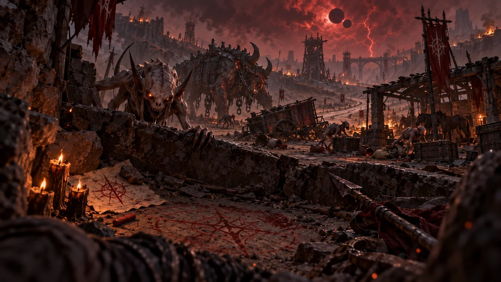 Map of Xeldrath — placeholder art for scenario 8