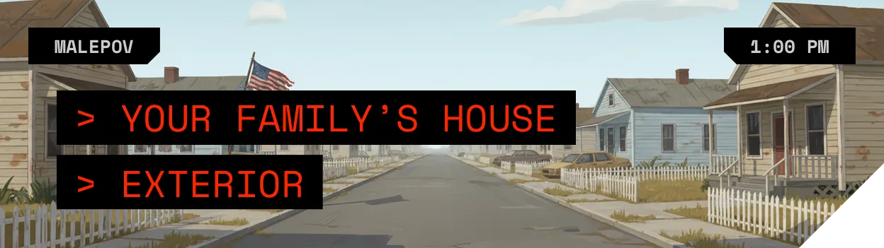 Master's House, Exterior - 1:00PM