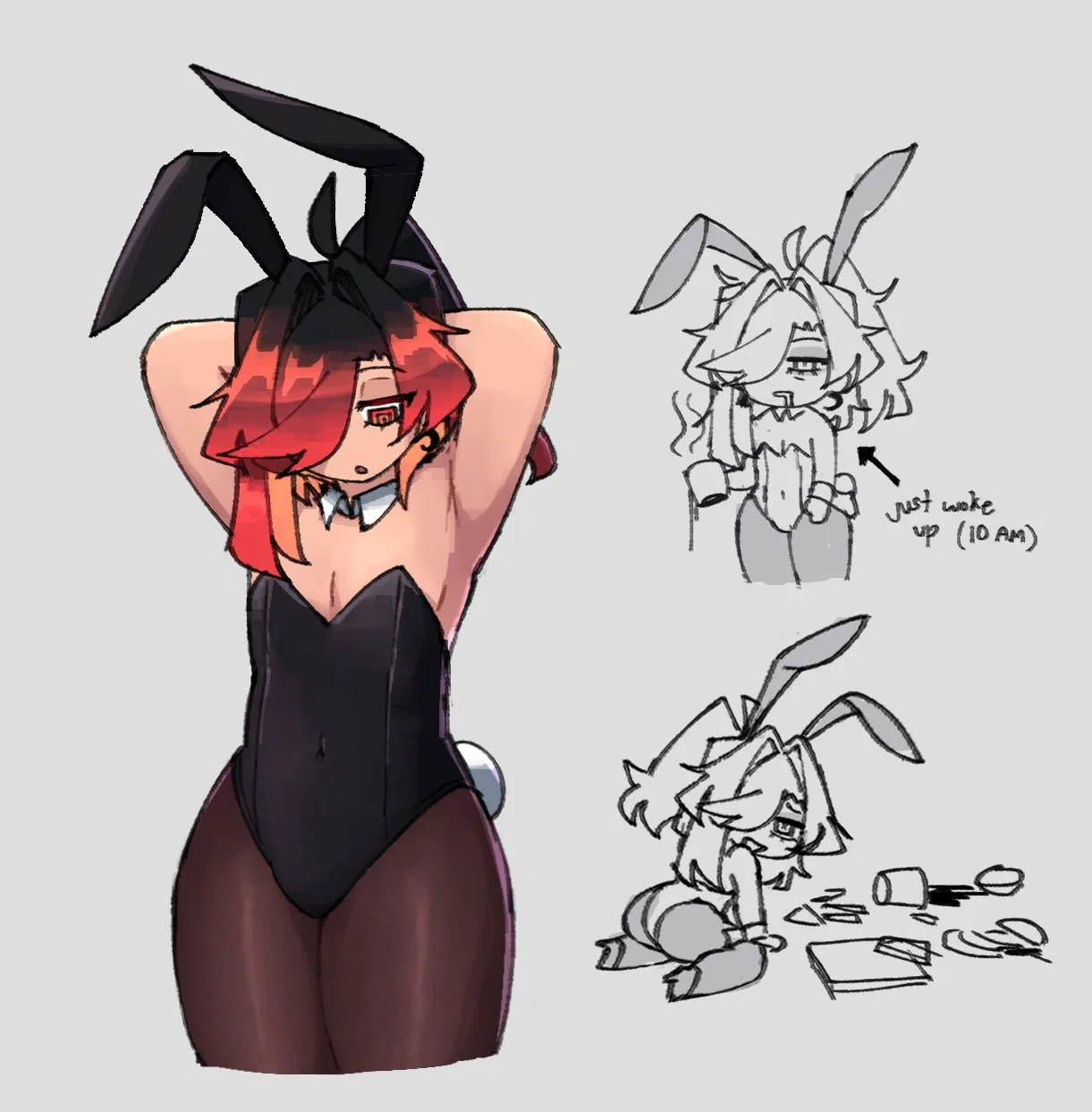 Rei Atlas in a Playboy Bunny Suit