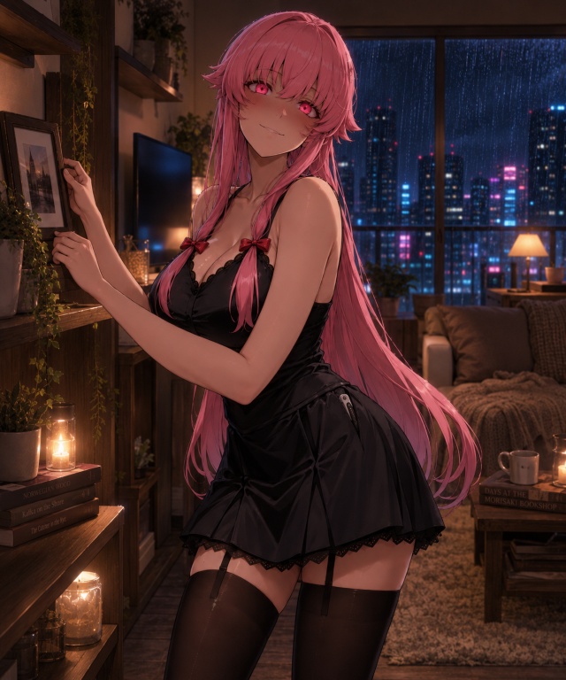 Yuno inside the residence