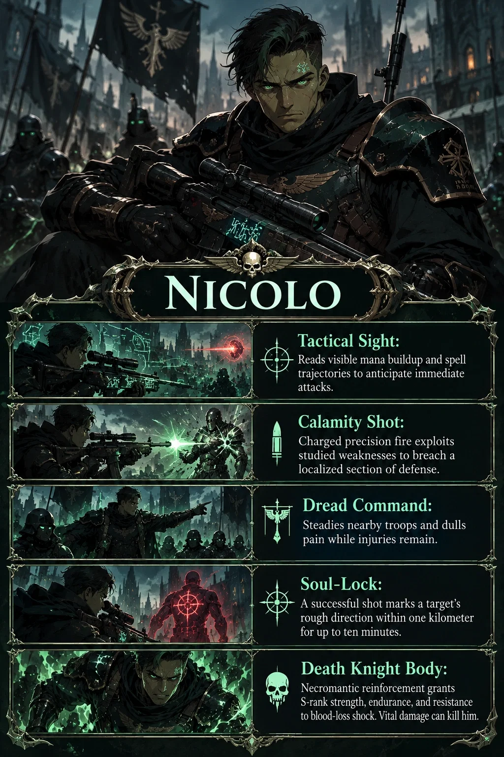 Nicolo abilities — Calamity Shot
