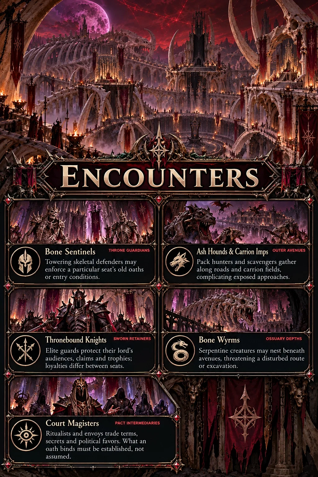 Bone Thrones of Kar'zul encounters