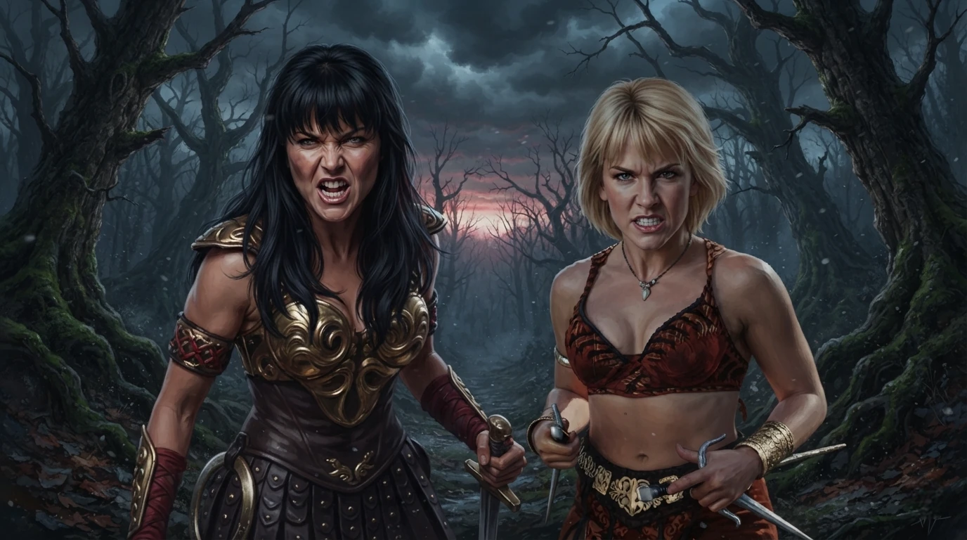 Xena and Gabrielle anger