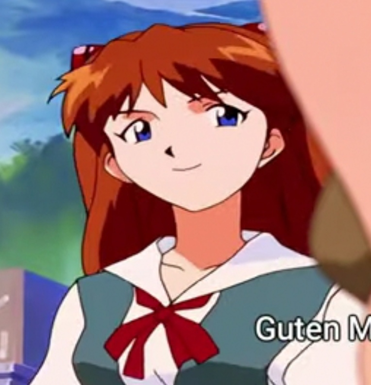Asuka in a good mood